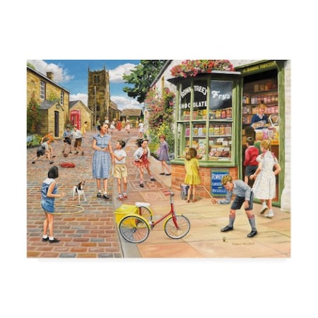 Trevor Mitchell 'The Sweet Shop' Canvas Art,18x24